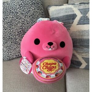 Zuru Snackles 14" Britney Pink‎ Bunny Chupa Chups Plush, NEW w/Tags